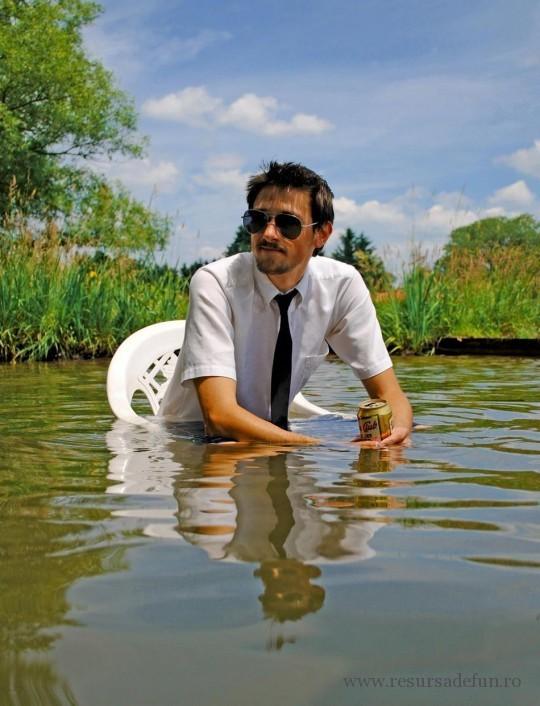 din natura - la o bere in parc
